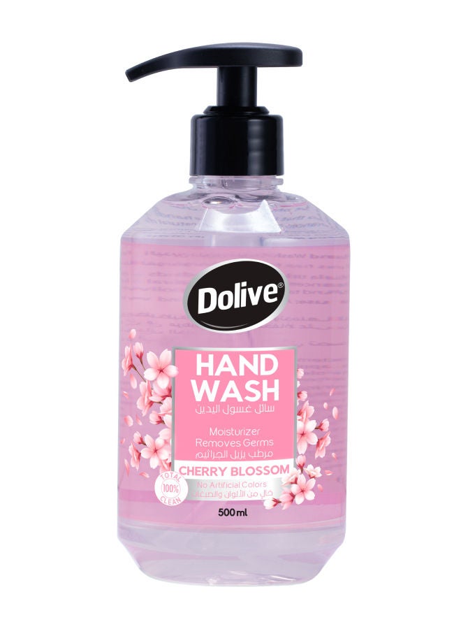 Dolive Hand Wash Cherry Blossom Pink 500ml  - Image 1