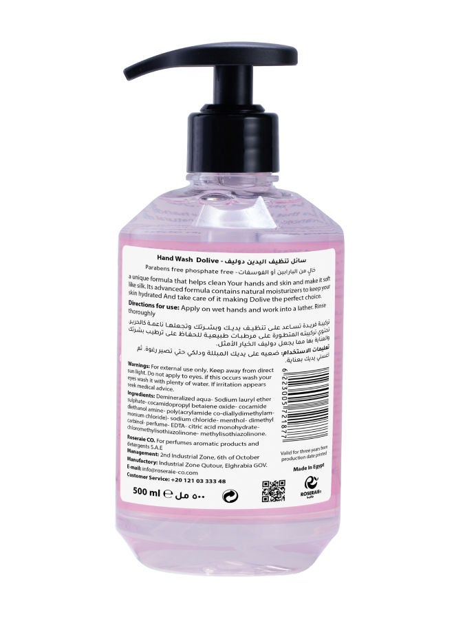 Dolive Hand Wash Cherry Blossom Pink 500ml  - Image 2