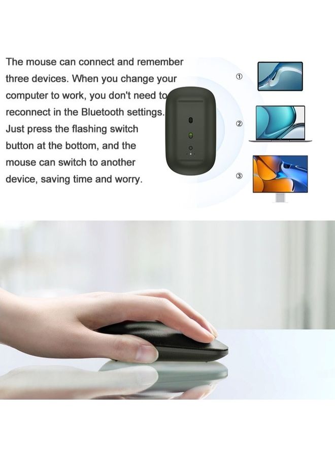 Bluetooth Youth Edition Portable Wireless Game Mouse 2nd Generation 1200Dpi 2.4GHz TOG Sensor Grey - v1676952140/N53386118A_7