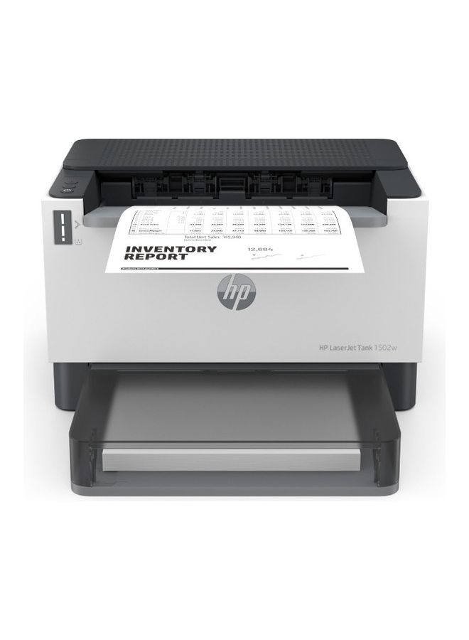 HP - All-In-One LaserJet Tank 1502W Printer Print Copy Scan Grey/White - Image 1