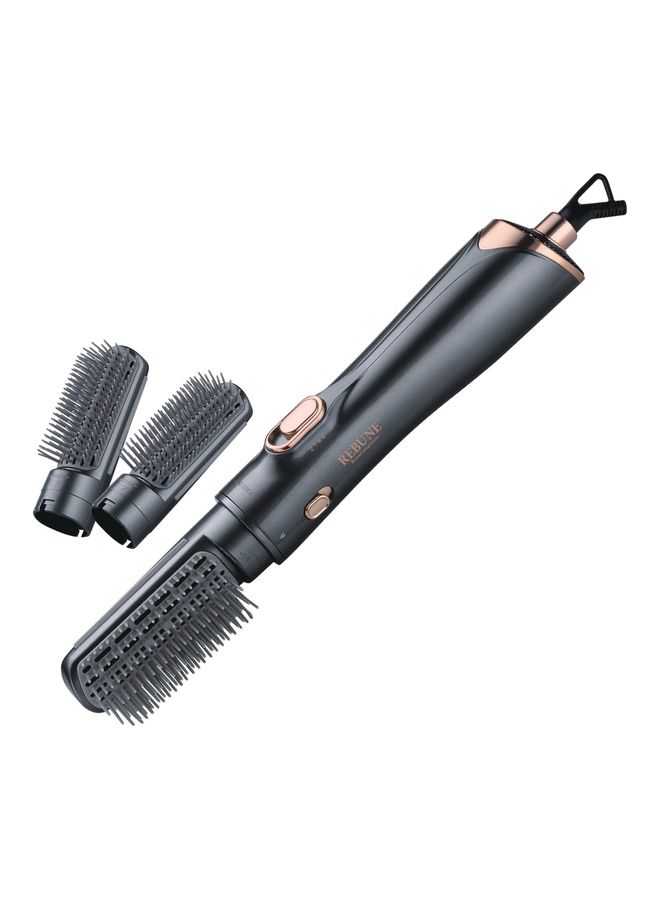 REBUNE 2 Piece Ribbon Hair Dryer Rose Gold/Grey - Image 1