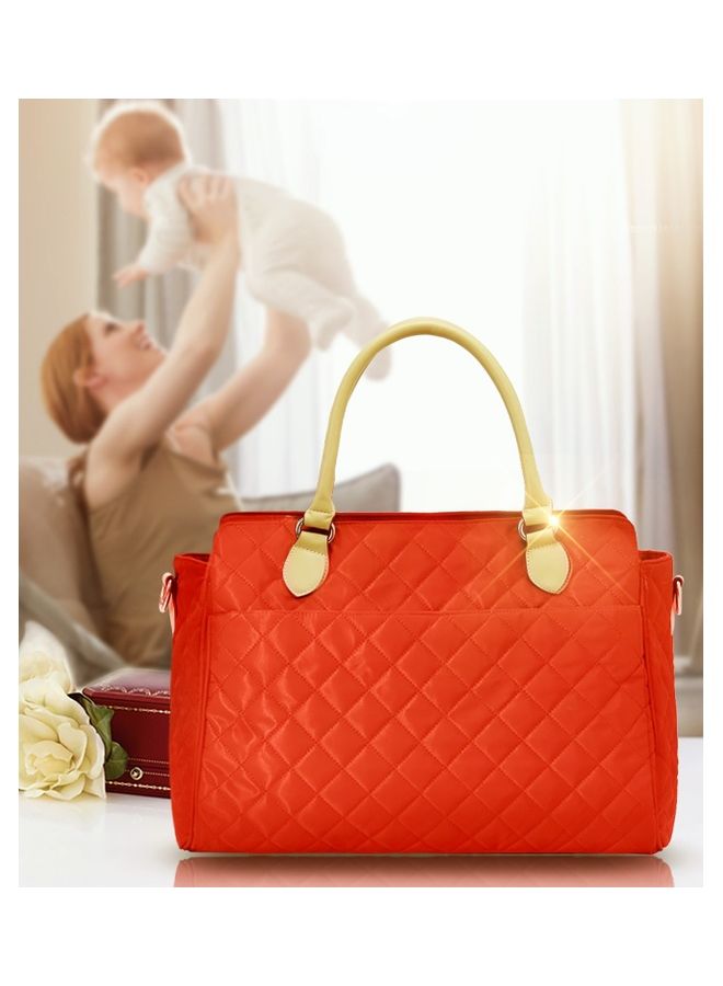 Sunveno - Styler Fashion diaper Bag With Multiple Pockets - Orange - Image 1