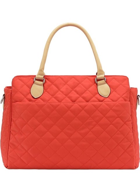 Styler Fashion diaper Bag With Multiple Pockets - Orange