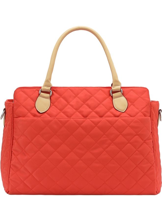 Sunveno - Styler Fashion diaper Bag With Multiple Pockets - Orange - Image 1