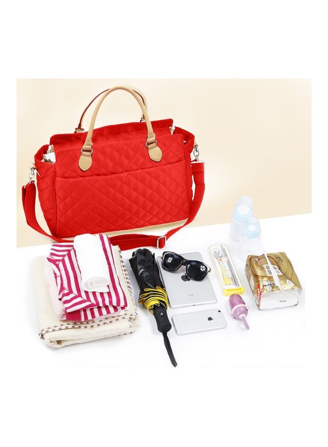 Sunveno - Styler Fashion diaper Bag With Multiple Pockets - Orange - Image 1
