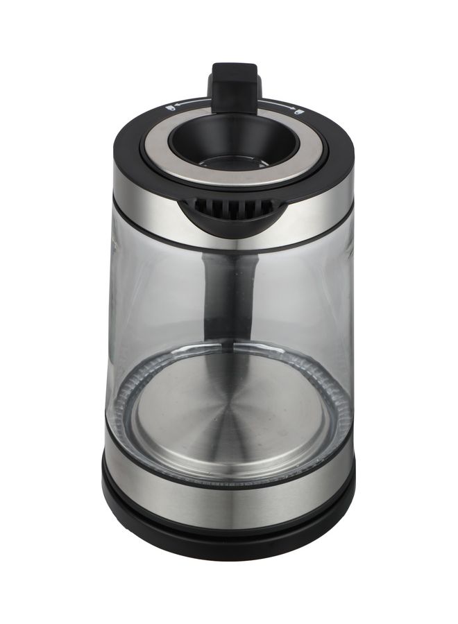 Admiral - 360° Glass Kettle Stainless Steel Heater Manual Lid Heat Plate With LED Indicator 220-240V 1 Year Warranty 2022 Year Model 1.7 L 220 W ADKT170GSSH Glass - Image 1