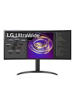 34WP85CN 34 Inch Curved UltraWide QHD IPS Display With USB Type-C, HDMI, DisplayPort Black