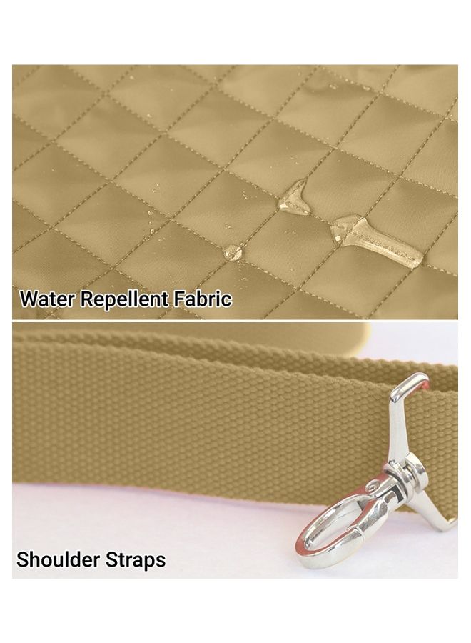 صنفينو Fashion Diaper Bag With Multiple Pockets - Khaki  - Image 3