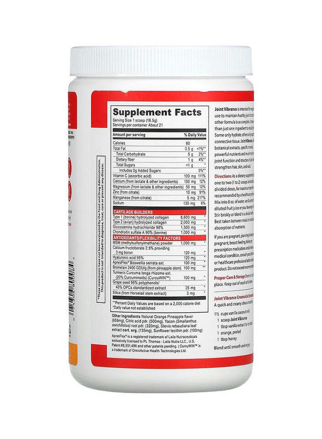 Vibrant Health Joint Vibrance Dietary Supplement 13.7 oz (388.5 g) - Image 2