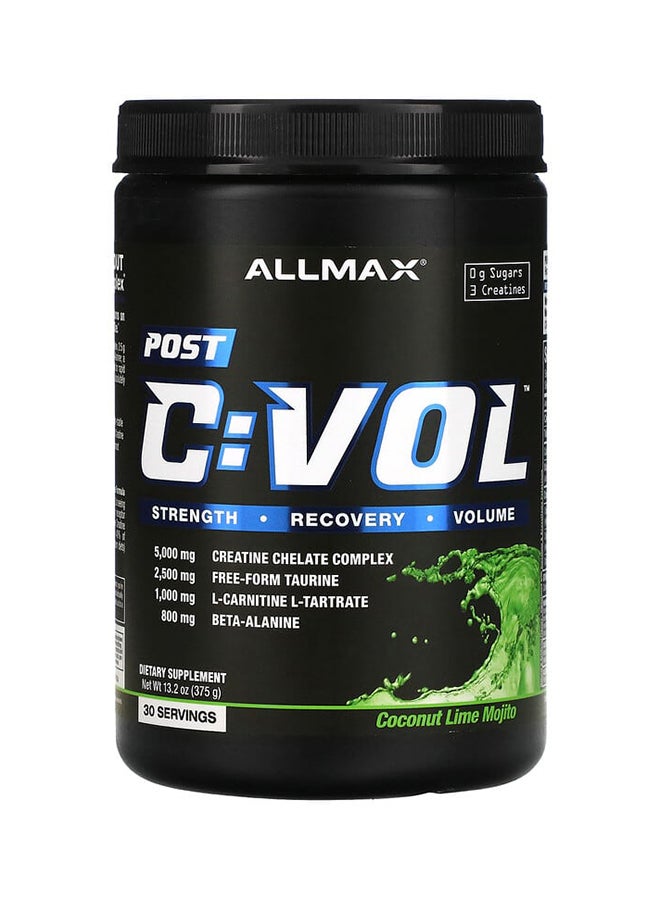 أولماكس نيوتريشن ALLMAX, CVOL, Post, Coconut Lime Mojito, 13.2 oz (375 g) - Image 1
