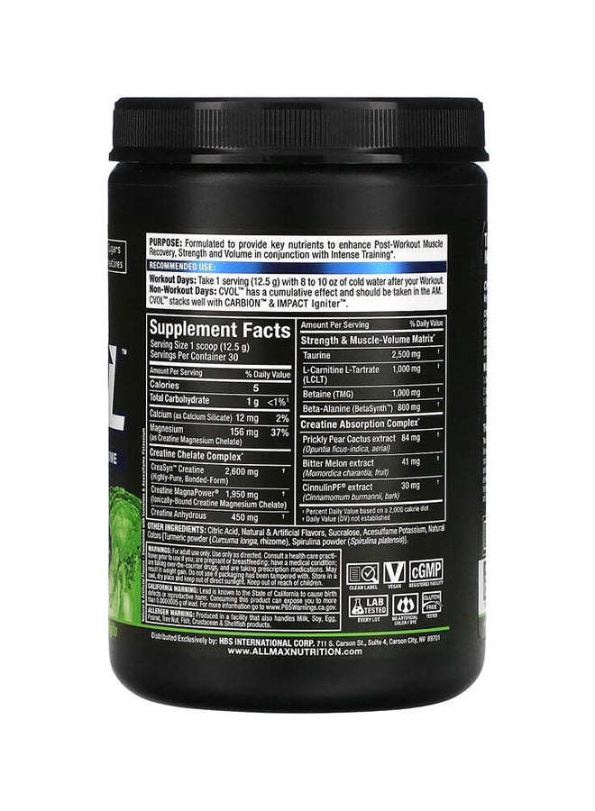 أولماكس نيوتريشن ALLMAX, CVOL, Post, Coconut Lime Mojito, 13.2 oz (375 g) - Image 2
