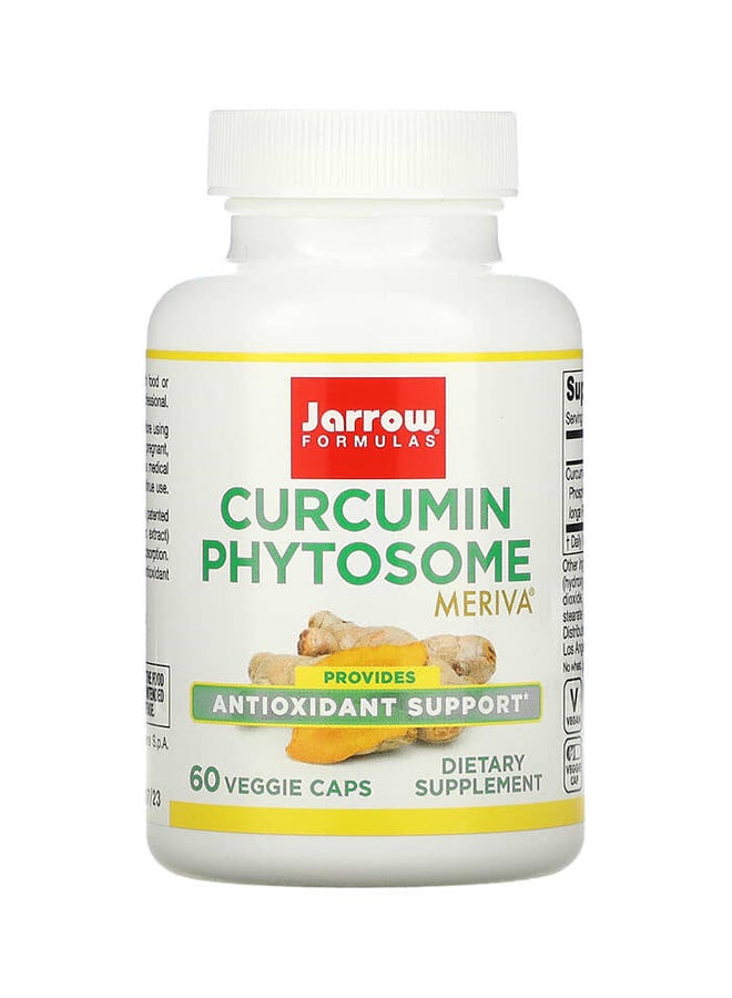 jarrow formulas Curcumin Phytosome With Meriva - 60 Veggie Capsules 500 mg - Image 1