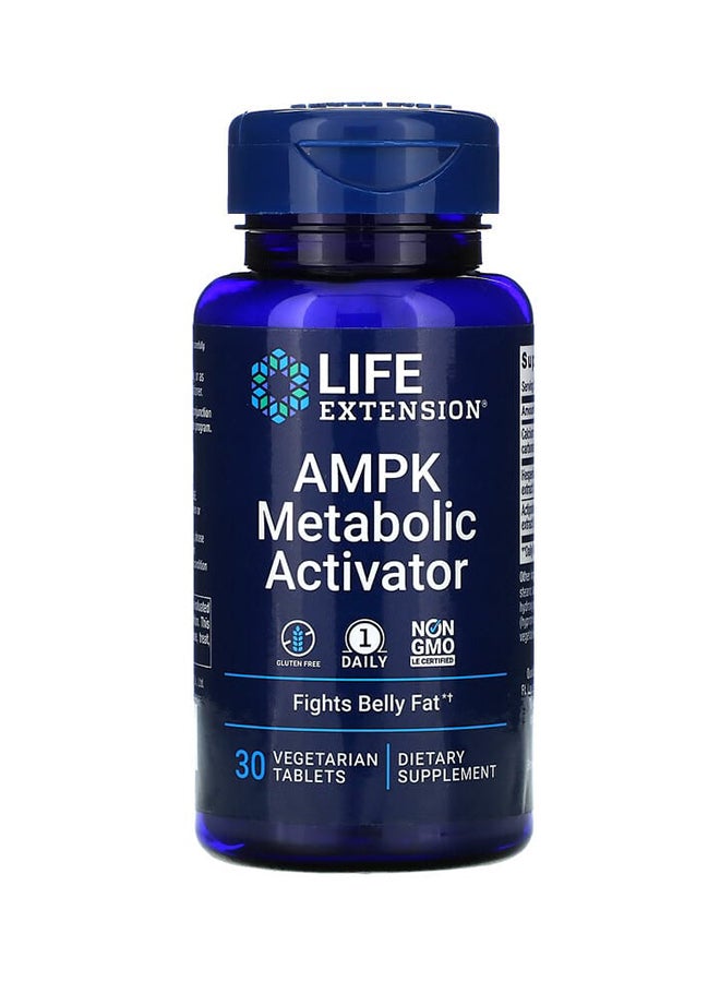 Life Extension AMPK Metabolic Activator Dietary Supplement - 30 Vegetarian Tablets - Image 1