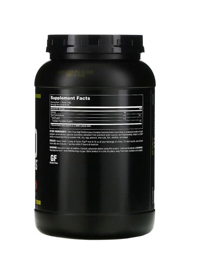 UNIVERSAL NUTRITION - Universal Nutrition, Carbo Plus, 100% Complex Carbohydrate, Unflavored, 2.2 lb (1 kg) - Image 1