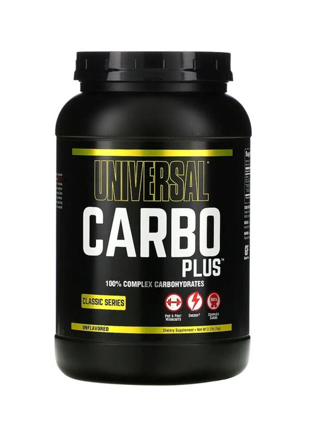 UNIVERSAL NUTRITION - Universal Nutrition, Carbo Plus, 100% Complex Carbohydrate, Unflavored, 2.2 lb (1 kg) - Image 1