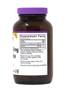 Bluebonnet Nutrition Vitamin C Plus Rose Hips 1000 mg - 180 Veggie Capsules  - Image 2