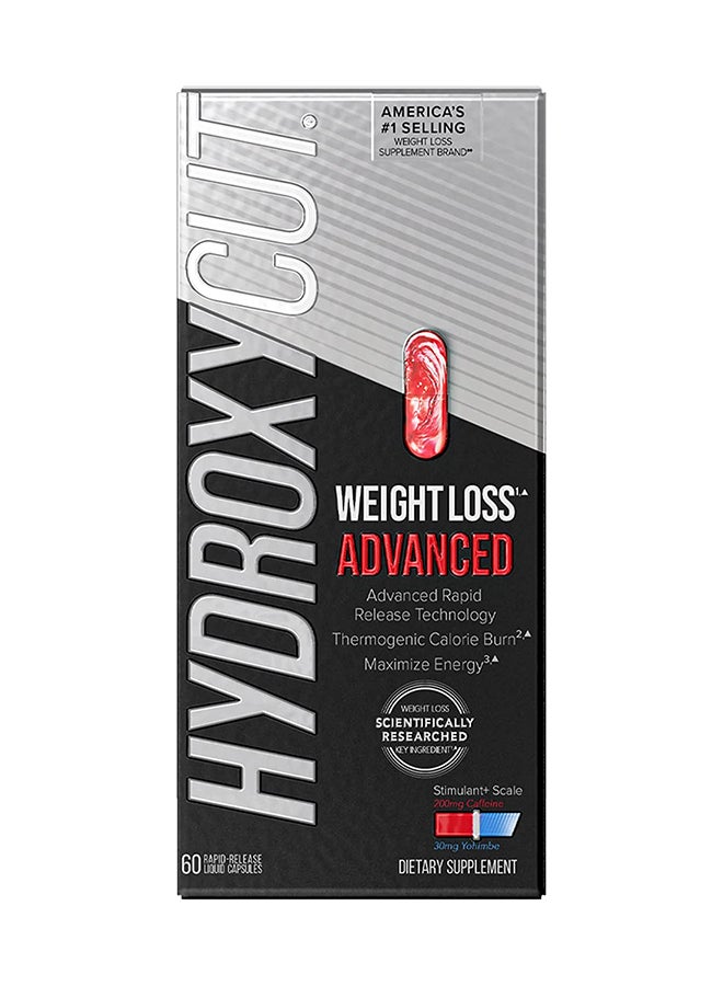 Hydroxycut Intense Weight Loss Hydroxycut Black Intense Weight-Loss Supplement - 60 Liquid Capsules - Image 1