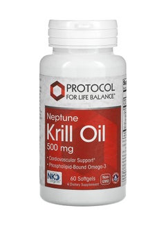 بروتوكول فور لايف بلانس Neptune Krill Oil Dietary Supplement - 60 Softgels 250 mg  - Image 1