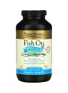 سبيكترام إيسنشالز Fish Oil Omega 3 - 250 Softgels 1,000 mg  - Image 1
