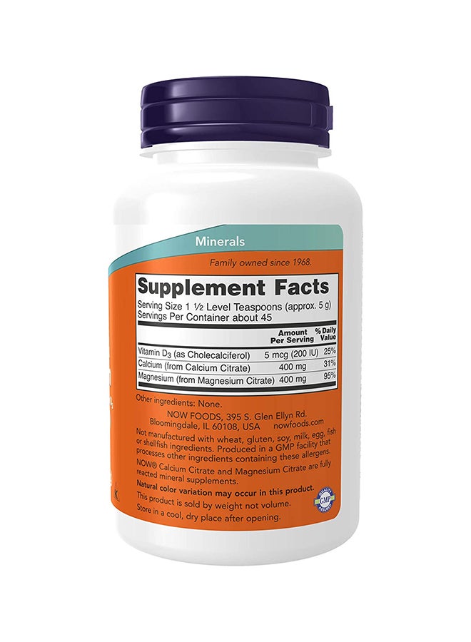 Calcium And Magnesium Powder 8 Oz