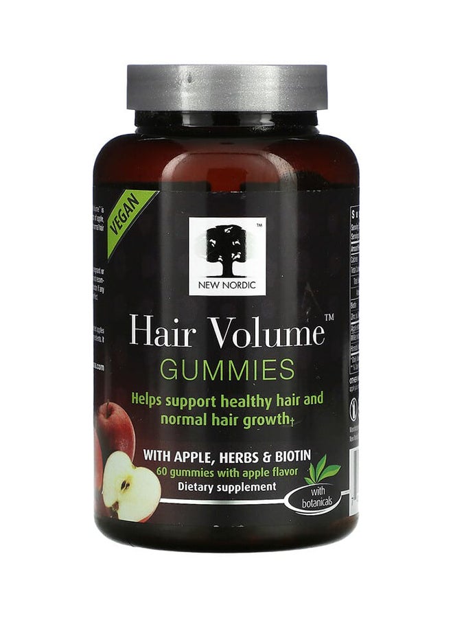 New Nordic - Apple Hair Volume - 60 Gummies - Image 1