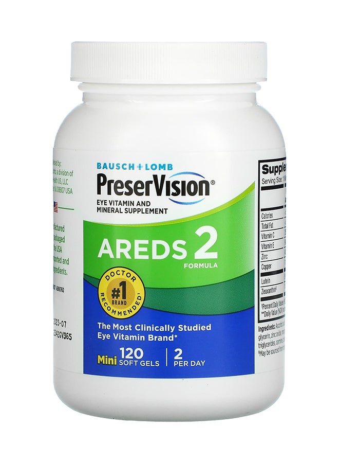 باوش آند لومب مكمل غذائي بتركيبة فيتامينات ومعادن للعين - 120 كبسولة هلامية - Image 3