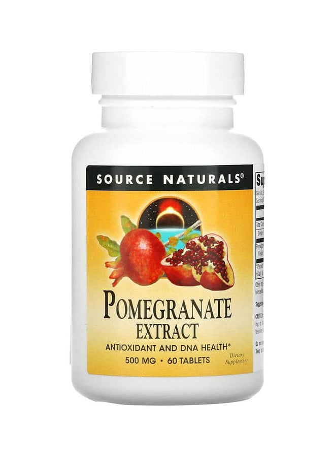 Source Naturals Pomegranate Extract - 60 Tablets 500 mg - Image 1