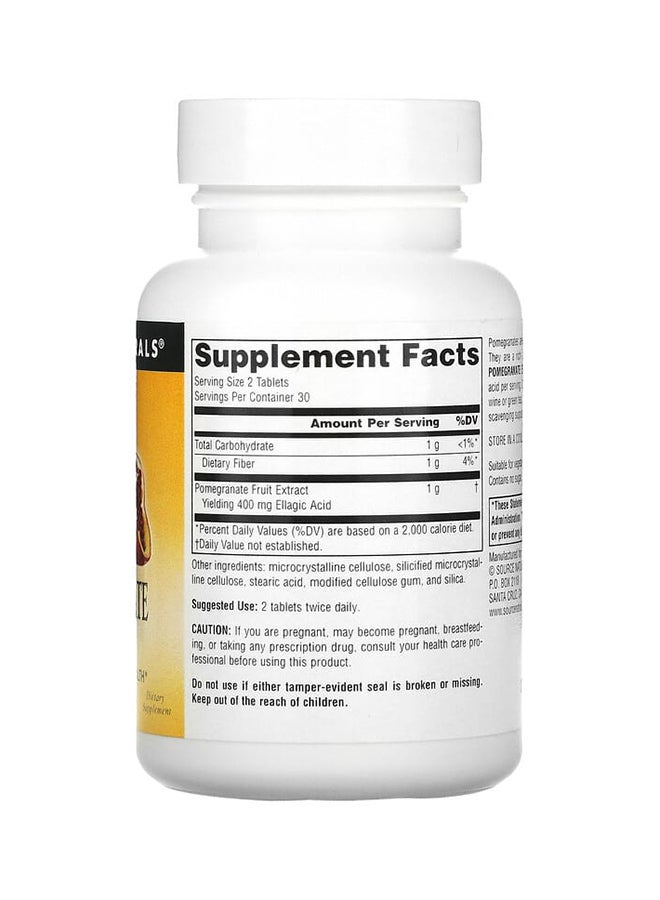 Source Naturals Pomegranate Extract - 60 Tablets 500 mg - Image 2