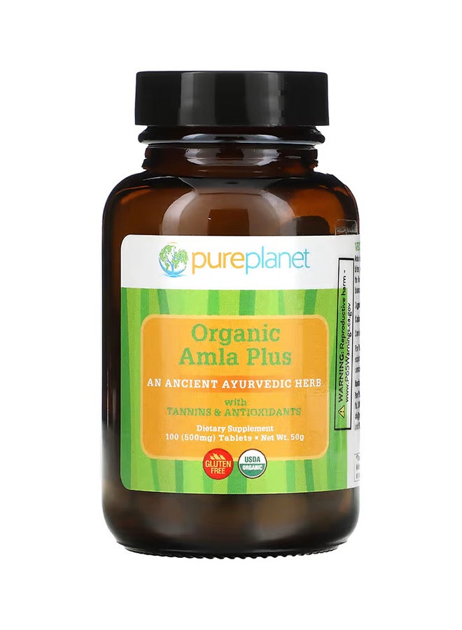 Organic Amla Plus - 100 Tablets 500 mg - v1676963044/N37801449A_1