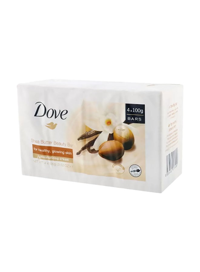 دوف صابون الجمال بزبدة الشيا، عبوة من 4 قطع 100 جرام 100جرام