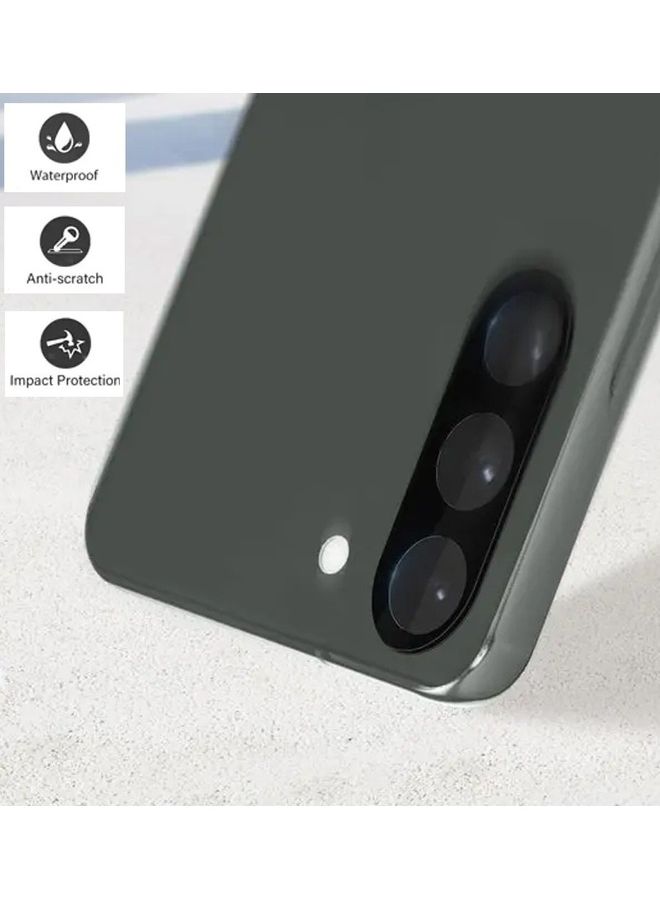 MARGOUN - Samsung Galaxy S23 Plus Camera Lens Protector 9H Tempered Glass 2.5D Anti-Scratch Case Friendly Shatterproof Black/Clear - Image 1