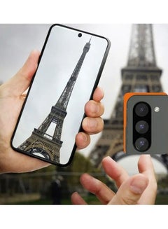 MARGOUN Samsung Galaxy S23 Plus Camera Lens Protector 9H Tempered Glass 2.5D Anti-Scratch Case Friendly Shatterproof Black/Clear  - Image 5
