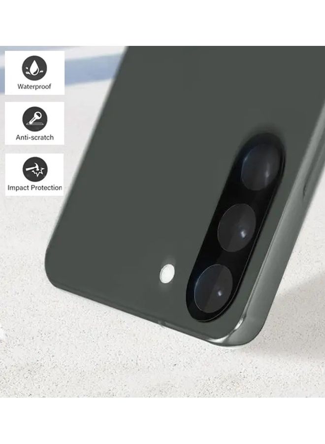 MARGOUN Samsung Galaxy S23 Camera Lens Protector 9H Tempered Glass 2.5D Anti-Scratch Case Friendly Shatterproof Black/Clear - Image 5