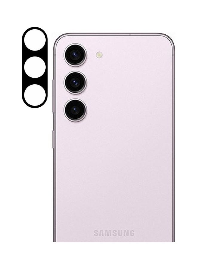 MARGOUN Samsung Galaxy S23 Camera Lens Protector 9H Tempered Glass 2.5D Anti-Scratch Case Friendly Shatterproof Black/Clear - Image 1