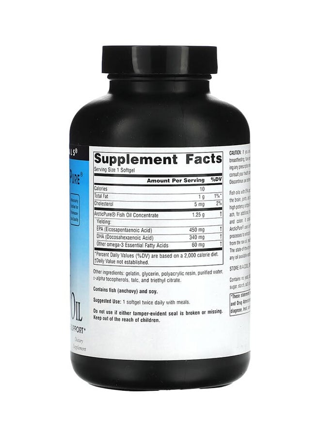 سورس ناتشورالز Arcticpure Enteric Coated Ultra Potency Omega - 3 Fish Oil 850 mg, 120 Softgels - Image 2