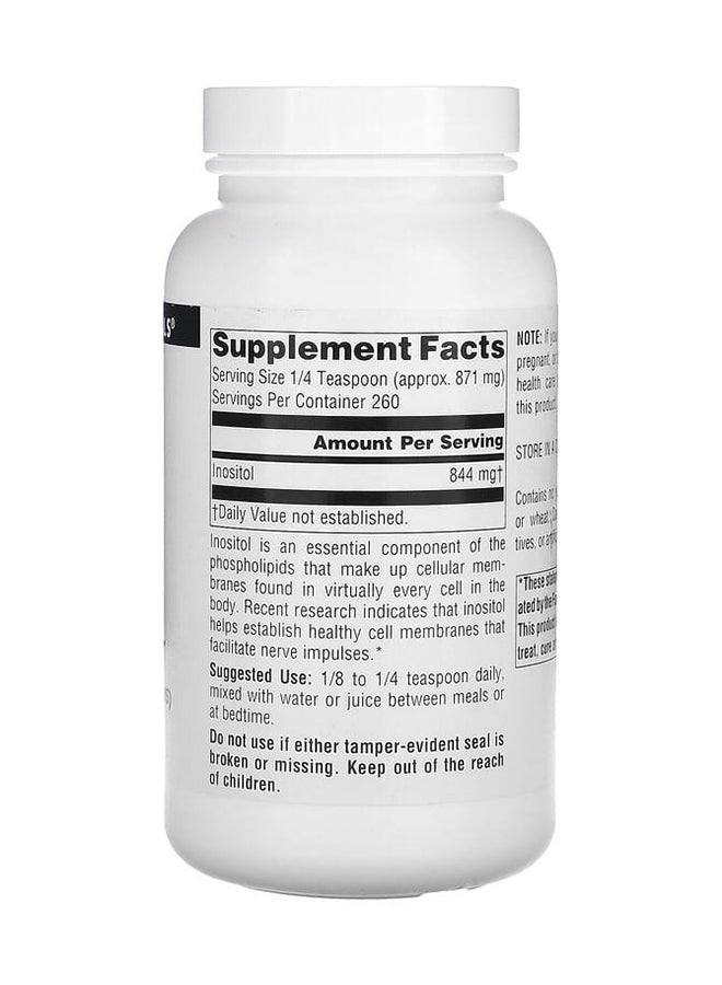 Source Naturals Pure Inositol Powder 8 oz (226.8 g) - Image 2