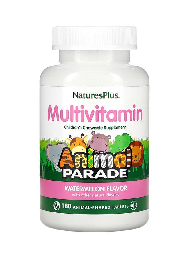 Nature's Plus Multi-Vitamin & Mineral Supplement 180 Animal-Shaped Tablets - Image 1