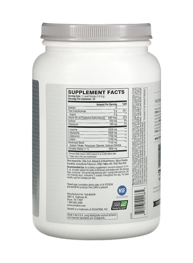 SCIVATION Xtend BCAAs Blood Orange 2.88 lb (1.31 kg)  - Image 2