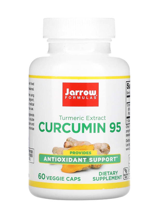 jarrow formulas Turmeric Extract Curcumin 95 60 Veggie Caps - Image 1