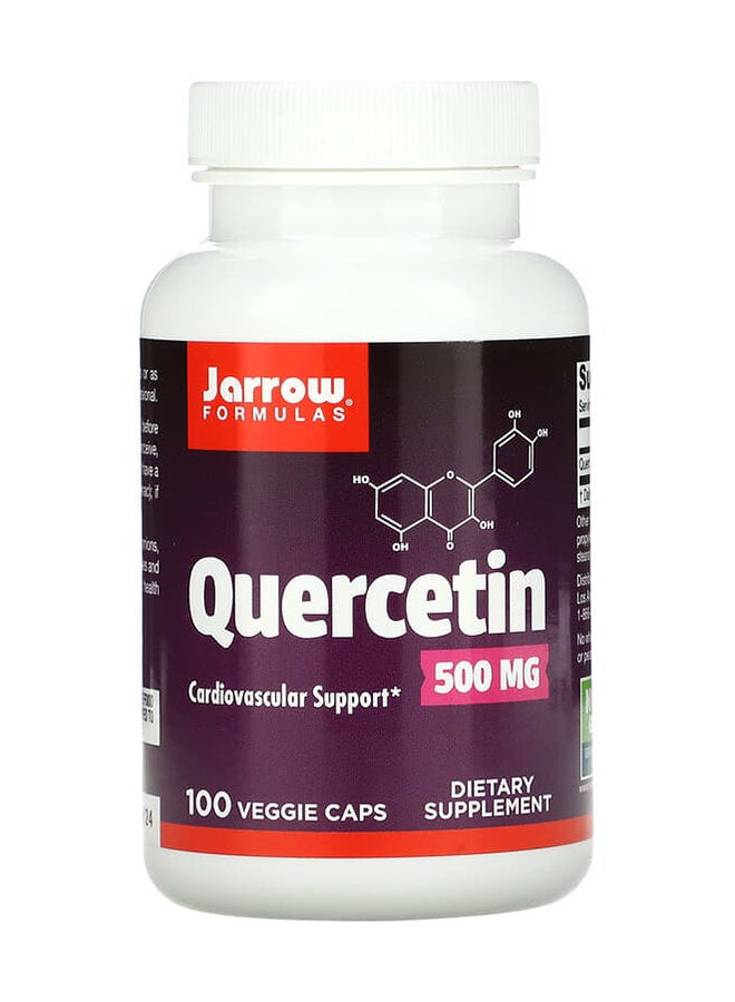 جارو فورملاز Quercetin Cardiovascular Support 100-Veggie Capsule 500 mg  - Image 1