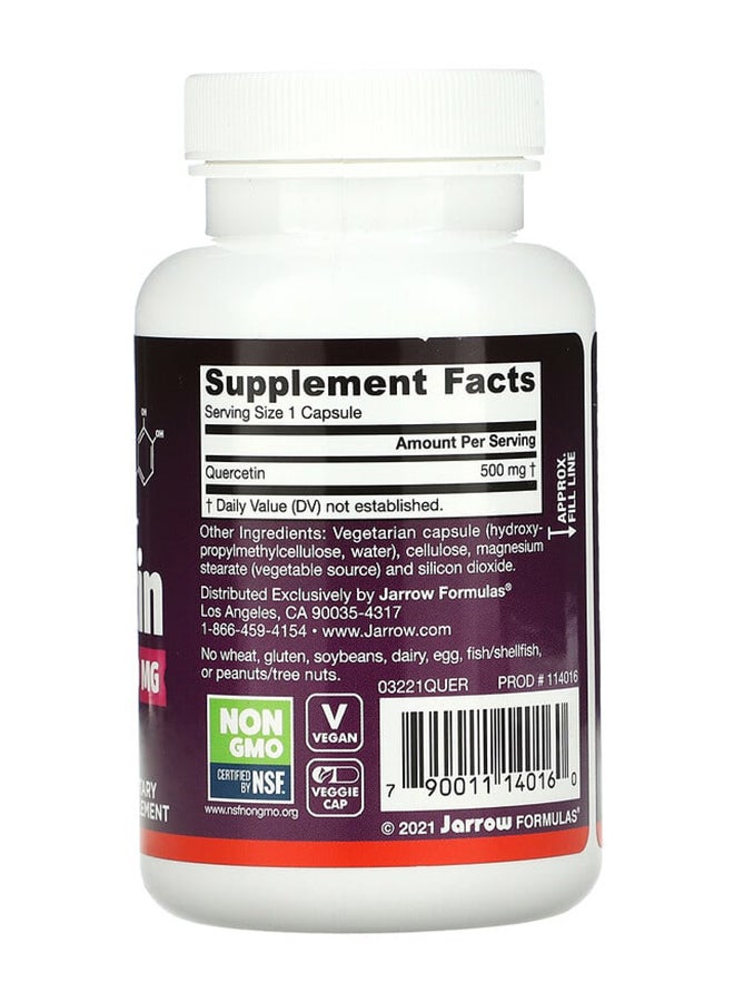 جارو فورملاز Quercetin Cardiovascular Support 100-Veggie Capsule 500 mg  - Image 2