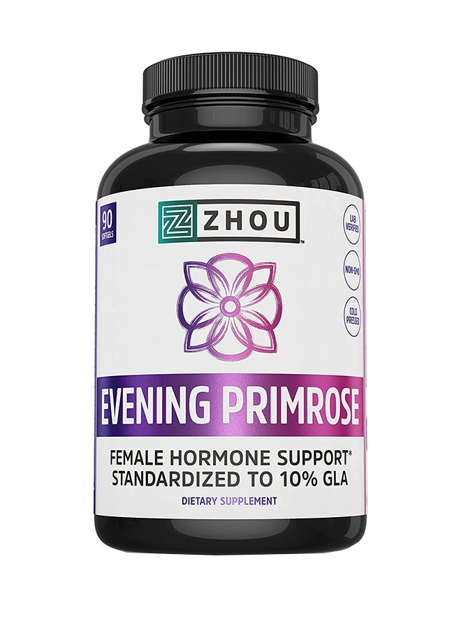Zhou Nutrition Evening Primrose Dietary Supplement - 90 Softgels  - Image 1