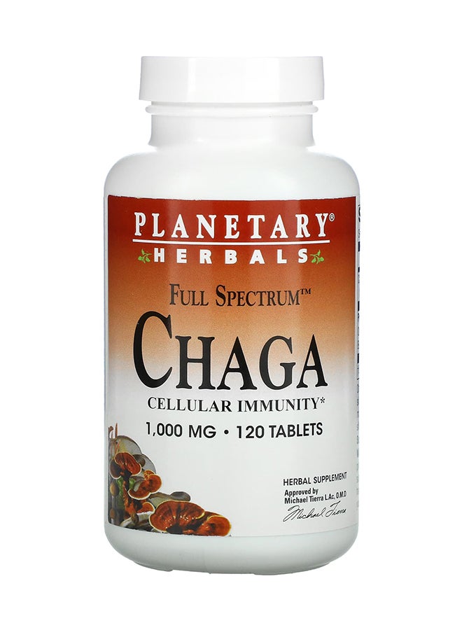 بلانتاري هيربالز مكمل تشاجا فول سبيكترم لدعم الخلايا بتركيز 1000 مجم - 120 كبسولة - Image 1