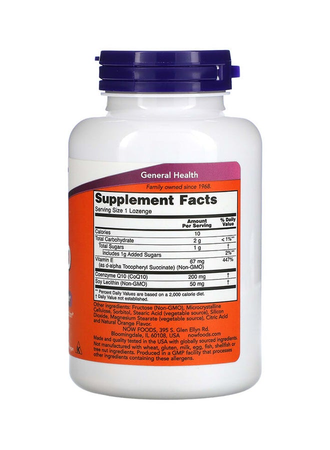 Chewable CoQ10 Cardiovascular Health - 90 Lozenges 200 mg