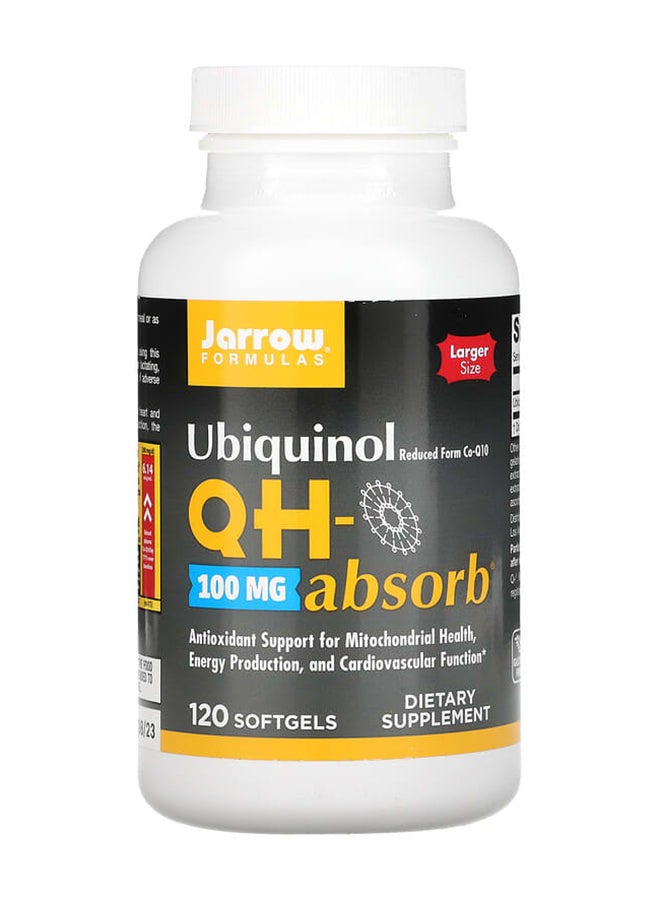 جارو فورملاز Ubiquinol QH-Absorb Dietary Supplement - 120 Softgels 100 mg - Image 1