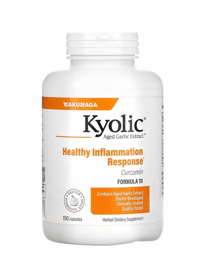kyolic Aged Garlic Extract Supplement - 150 Capsules - Image 1