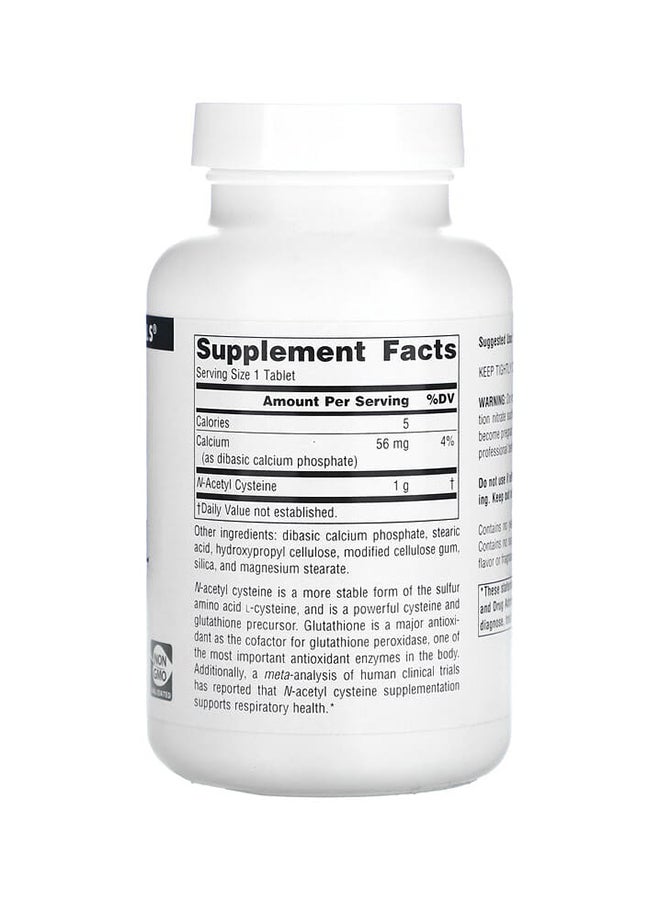 سورس ناتشورالز مضادات الأكسدة ودعم الكبد إن - أسيتيل سيستين 100 ملليجرام - 120 مضغوطة - Image 2