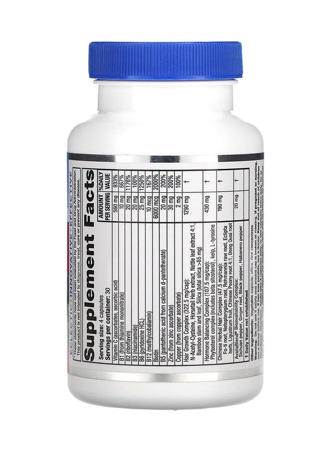Ridgecrest Herbals - Hair ReVive Hair Growth Support - 120 Capsules - Image 1