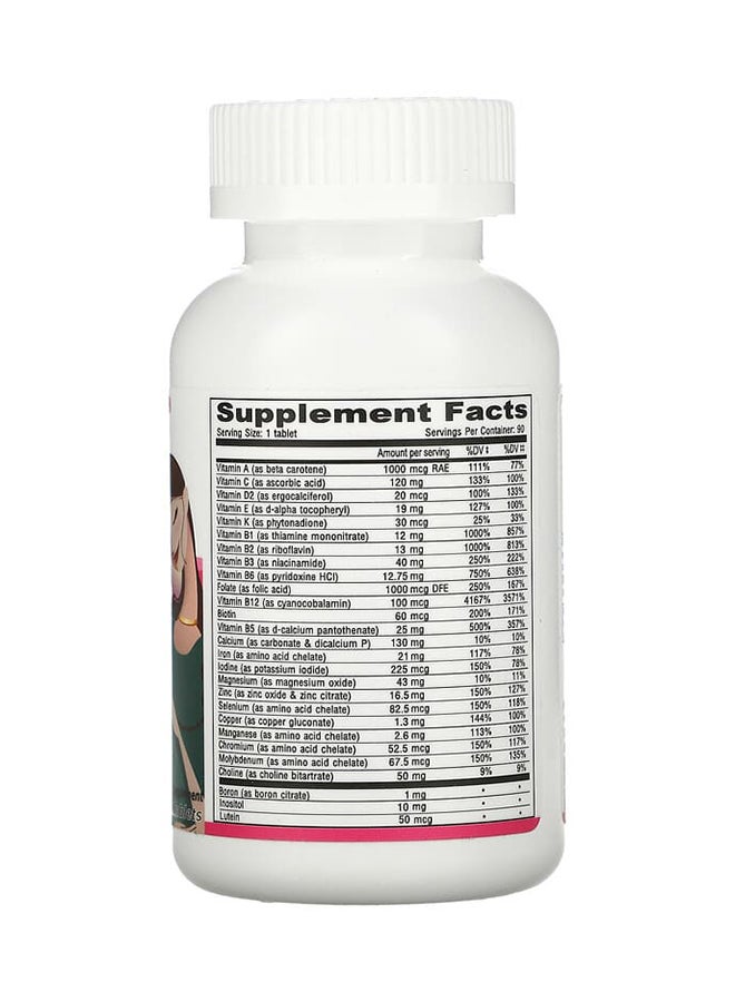 Deva Prenatal Multivitamin And Mineral Dietary Supplement - 90 Coated Tablets - Image 2