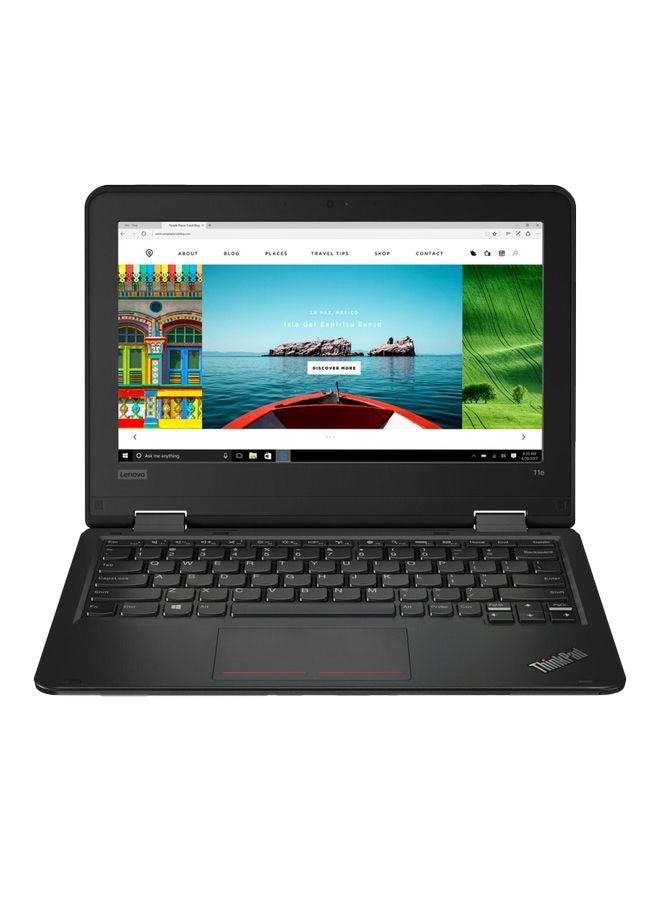 Lenovo ThinkPad 11e Gen 5 Laptop 11.6 Inch LED Screen Backlight Intel Celeron N4120 4GB RAM 128GB SSD English Black  - Image 1